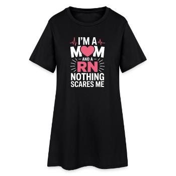 Don d’infirmière : Don d’infirmière - Robe T-shirt Femme - noir - Devant