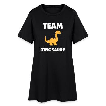 Team Dinosaure Dino Orange - Robe T-shirt Femme - noir - Devant