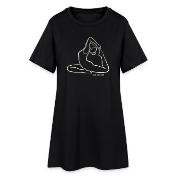 CONTOUR DE L’ÂME - Naginyasana - Robe T-shirt Femme - noir - Devant
