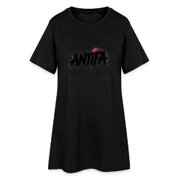 Antifa - Produits dérivés antifascistes - Robe T-shirt Femme - noir - Devant