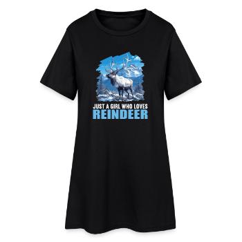 Renne Renne - Robe T-shirt Femme - noir - Devant