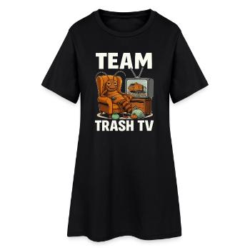 Team Trash TV - Women’s T-Shirt Dress - black - Front