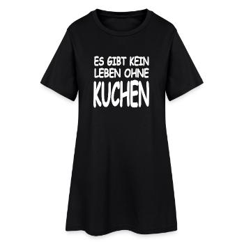 Gâteau - Robe T-shirt Femme - noir - Devant