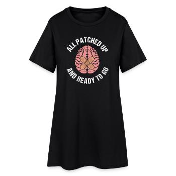 Anévrisme cérébral - Robe T-shirt Femme - noir - Devant