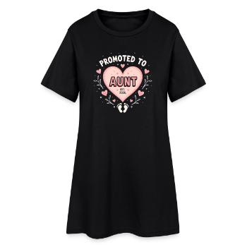 Tante 2026 Tante 2026 Promue Tante 2026 - Robe T-shirt Femme - noir - Devant
