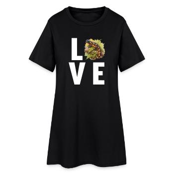 Feuersalamander Salamander - Frauen T-Shirt-Kleid - Schwarz - Vorne