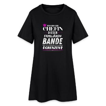 Chefin dieser Familiären Bande Chefin Geschenke - Robe T-shirt Femme - noir - Devant