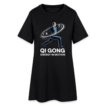 Qigong Tai Chi - Robe T-shirt Femme - noir - Devant