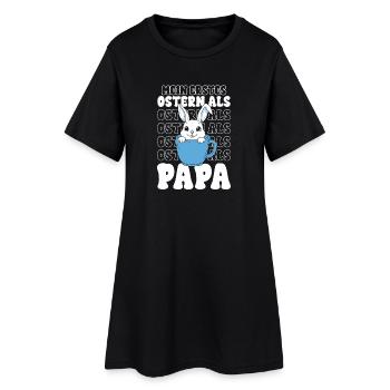 Le lapin de Pâques dans Mug Dad - Robe T-shirt Femme - noir - Devant