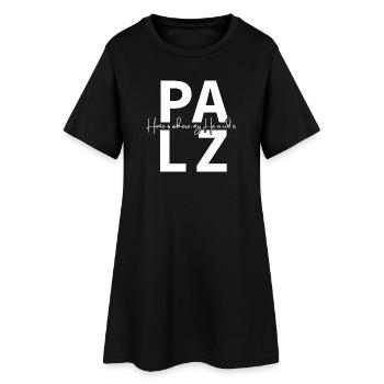 PALZ - La maison est là où se trouve mon Haardt - Robe T-shirt Femme - noir - Devant