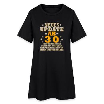 New update from 30 - Women’s T-Shirt Dress - black - Front