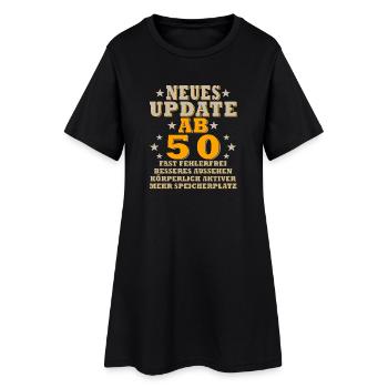 Nouvelle mise à jour de 50 Retro Design - Robe T-shirt Femme - noir - Devant