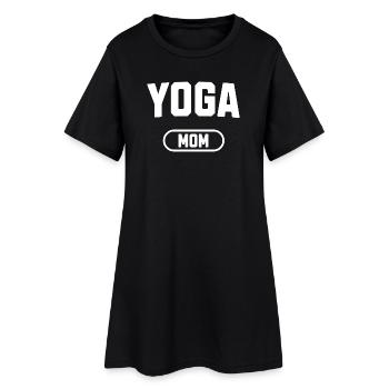 Yoga Mom - Women’s T-Shirt Dress - black - Front