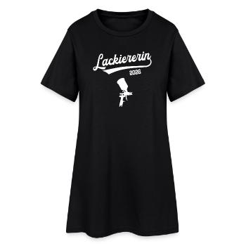 Lackiererin 2026 Ausbildung Lehre Beruf Lackierer - Frauen T-Shirt-Kleid - Schwarz - Vorne
