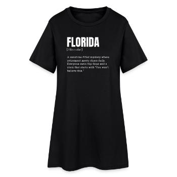 T-shirt mystère Florida Sunshine - Robe T-shirt Femme - noir - Devant