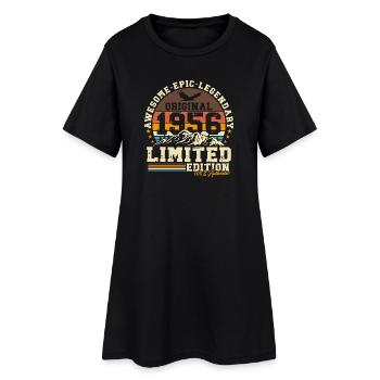 Cadeau rétro vintage pour le 70e anniversaire de 1956 - Robe T-shirt Femme - noir - Devant