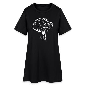 Chiens de chasse Brandlbracke Silhouette Saules - Robe T-shirt Femme - noir - Devant