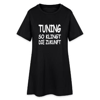 tuning - Women’s T-Shirt Dress - black - Front