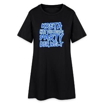 La Crète comme jour férié - Robe T-shirt Femme - noir - Devant