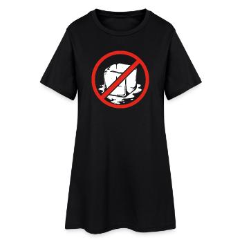 No Symbol Anti Deportation Pro Immigrant March - Women’s T-Shirt Dress - black - Front