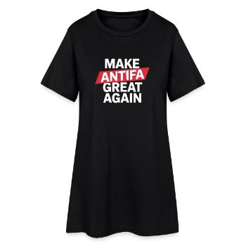 Rendre Antifa grande à nouveau - Antifascist Tee - Robe T-shirt Femme - noir - Devant