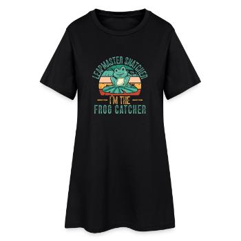 Frog Catcher Leapmaster Snatcher Frog - Frauen T-Shirt-Kleid - Schwarz - Vorne