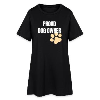 Proud Dog Owner – Hunde Design - Women’s T-Shirt Dress - black - Front