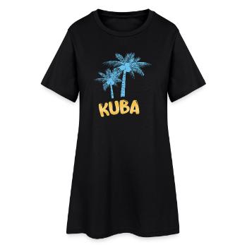 Cadeau pour Cuba - Robe T-shirt Femme - noir - Devant