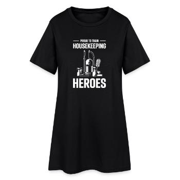 Équipe de nettoyage drôle Société de nettoyage Motive - Robe T-shirt Femme - noir - Devant