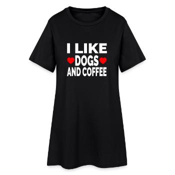 canine - Robe T-shirt Femme - noir - Devant