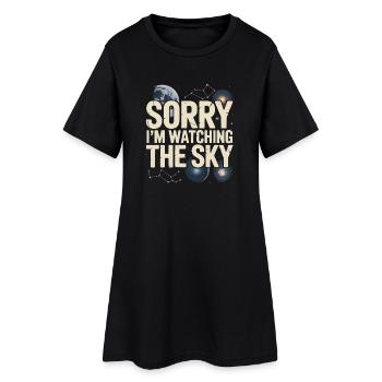 Astronome Galaxie Astronomie de l’Univers de l’Espace Extra-Atmosphérique - Robe T-shirt Femme - noir - Devant