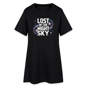 Astronome Galaxie Astronomie de l’Univers de l’Espace Extra-Atmosphérique - Robe T-shirt Femme - noir - Devant