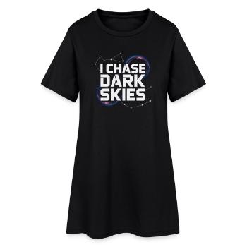 Astronome Galaxie Astronomie de l’Univers de l’Espace Extra-Atmosphérique - Robe T-shirt Femme - noir - Devant