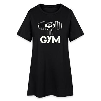 Icône du Gymnase du Poing Puissant - Robe T-shirt Femme - noir - Devant