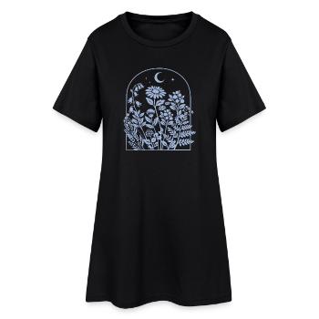 Jardin au clair de lune dans l’Arche - Robe T-shirt Femme - noir - Devant