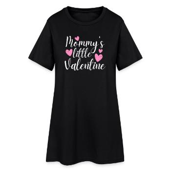 Mommy's Little Valentine - Robe T-shirt Femme - noir - Devant