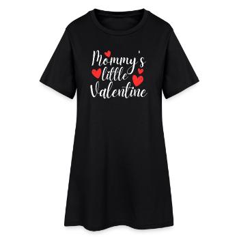 Mommy's Little Valentine - Robe T-shirt Femme - noir - Devant