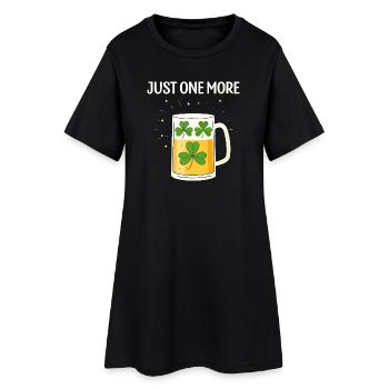 Another Glass of Clover - Women’s T-Shirt Dress - black - Front
