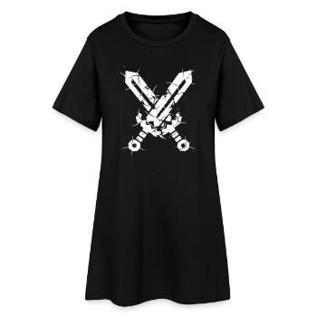 Crossed Swords Rifts Combat - Women’s T-Shirt Dress - black - Front