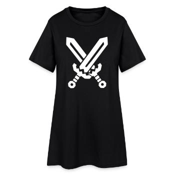Pixel Swords RPG 8 bits - Robe T-shirt Femme - noir - Devant