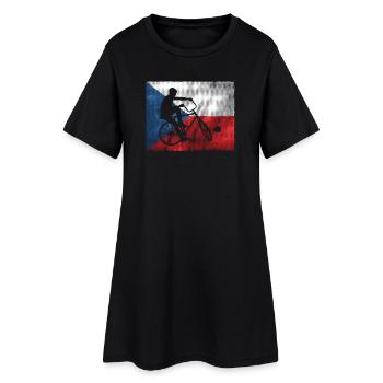 Cyclisme, Cyclball, Cyclisme en salle, République tchèque - Robe T-shirt Femme - noir - Devant