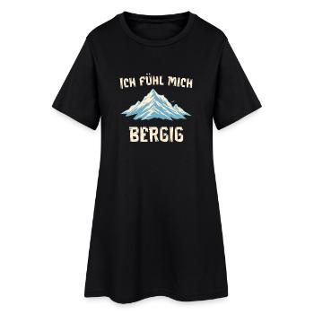 I feel mountainous - Women’s T-Shirt Dress - black - Front