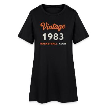 Année 1983 – Année de naissance rétro du club de basket-ball - Robe T-shirt Femme - noir - Devant