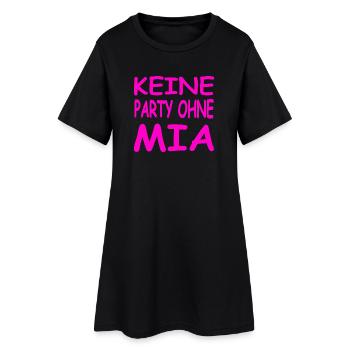 MIA - Women’s T-Shirt Dress - black - Front