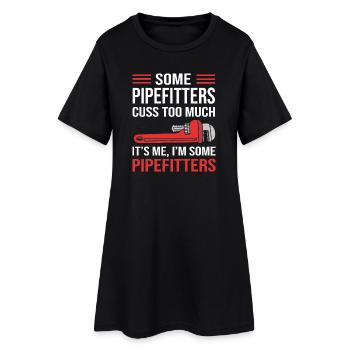 Industrial Locksmith Pipe - Women’s T-Shirt Dress - black - Front