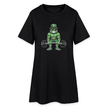 Entraînement de force des grenouilles lutins - Robe T-shirt Femme - noir - Devant