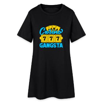 Casino de fans de jeux d’argent Casino Gangsta Casino - Robe T-shirt Femme - noir - Devant