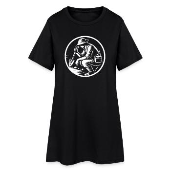 Conception géologique pour de vrais géologues - Robe T-shirt Femme - noir - Devant