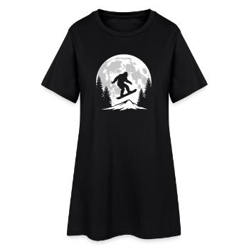 Bigfoot Snowboard - Robe T-shirt Femme - noir - Devant