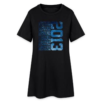 LIMITED EDITION 2013 13 JAHRE 13. GEBURTSTAG - Frauen T-Shirt-Kleid - Schwarz - Vorne